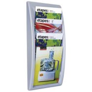 Présentoir mural Quick-Fit - A4 - Argent