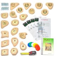 Prises d'escalade de couleurs pour enfants
