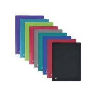 Protège-Documents Osmose A4 160 vues / 80 pochettes Couverture Polypro Coloris Assortis
