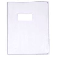 Protège-cahier Cristal 12/100ème 17x22 transparent incolore