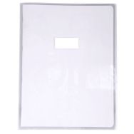 Protège-cahier Cristal 12/100ème 24x32 tansparent incolore