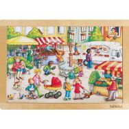 Puzzle le marché