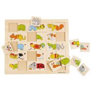 Puzzle méli-mélo les animaux