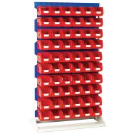 Rack à bac fixe ou mobile gris clair _ 16917232.16V