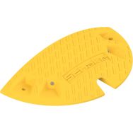 Ralentisseur, extrémité, jaune, hauteur: 60 mm