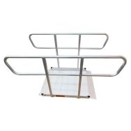 Rampe PMR aluminium avec garde corps - VISO