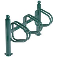 Range velo New york pied metal rond galva 3 velos