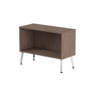 Rangement bas Teni pied métal ouvert hauteur 74 cm - MBA