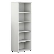 Rangement ouvert Naxos LxHxP: 86x217x45 cm corps et top Blanc