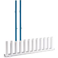 Rangement vertical pour poteaux de badminton