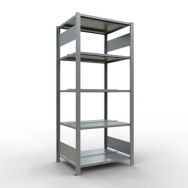Rayonnage Aristo-Clip - Profondeur 600 mm - Double accès - Schulte