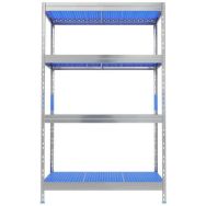 Rayonnage GastroNorm 180x110x50 cm - 4 niveaux
