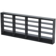 Rayonnage Nigéria simple face hauteur 158cm-MBA