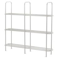Rayonnage à cartables coloris gris alu