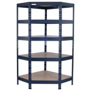 Rayonnage d'angle anthracite - H 1800 mm - Manutan Expert