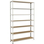 Rayonnage d'archives Rapid 2 1980x1220x305 7 tab gris