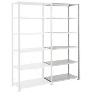 Rayonnage mi-lourd Advance - Tablette galva - Elément suivant 1350 x 600 mm