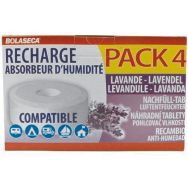 Recharge absorbeur humidité galets lavande - 4 pièces