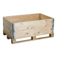 Rehausse-palette bois ISPM 15 - Pliante et rabattable - Manutan Expert