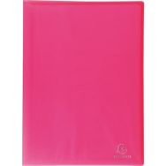 Reliure plastique 30 volets transparents cristal - Exacompta