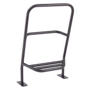 Repose pied polyvalent pour vélo et assis debout acier noir