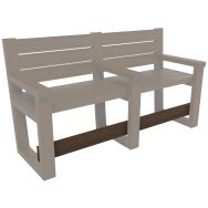 Repose pieds banc ou banquette Emeraude - Espace Urbain