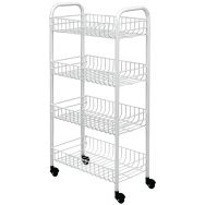 Resserre démontable 4 paniers Pisa blanc