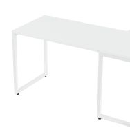 Retour bureau Kad rectangulaire pied cadre - MBA