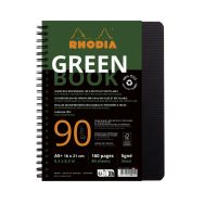 Rhodiactive Greenbook ligné avec cadre-en-tête A5+