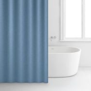 Rideau de douche en polyester - 180x200 cm - Bleu