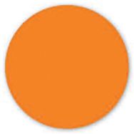 Rond adhésif de marquage au sol LeanStripe - Orange - Ergomat
