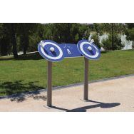 Roue à bras rotative