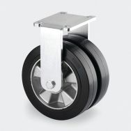Roulette aluminium fixe - 1200 à 1500  kg - Série 9940 - Tente