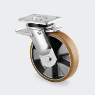 Roulette aluminium pivotante - 1000 à 4000  kg -Série 9650 - Tente