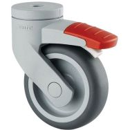 Roulette pivotante à frein fixation à œil Capacité 75 kg - Tente