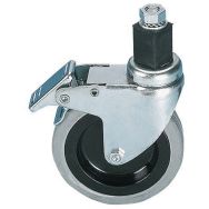 Roulette pivotante pour meuble dia:100 mm