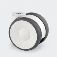 Roulette polyamide pivotante Ø roue 100 mm moyeu à billes