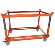 Rouleur de palette 1000?kg hauteur réglable 6 positions STOCKMAN