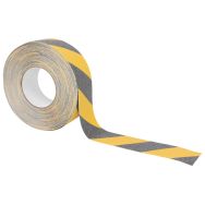 Ruban antidérapant jaune/ Noir 50 mm x 20 M grain fin