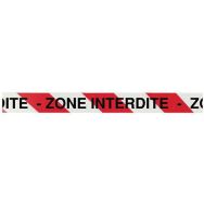 Ruban préimprimé Zone interdite - 500m