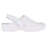 Sabot Hôpital Mado blanc en cuir OB E A SRC, pointure 41