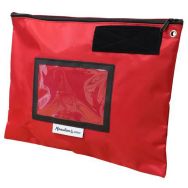Sac de liaison postale pochette navette courrier 40x30,Rouge