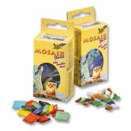 Sachet 200gr de mosaïques pâte de verre 2 x 2 cm