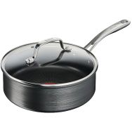 Sauteuse 24cm + couvercle en verre Unlimited Premium gris