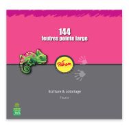 Schoolpack 144 feutres dessin pointe large Pichon