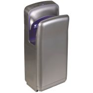 Sèche-mains à air pulsé gris 1900 W