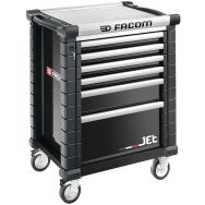 Servante à outils JetM3 6 tiroirs noire - Facom