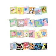 Set 24 cartes mosaïque PlayMais 18x18 cm thème animaux