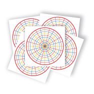 Set 36 feuilles 28x28cm pour création Mandala
