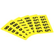 Set de 120 chiffres de 0 à 9 de 38X21 mm